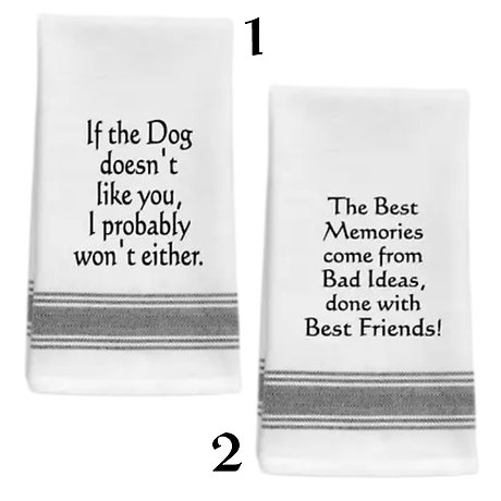 Sip & Snort Tea Towels