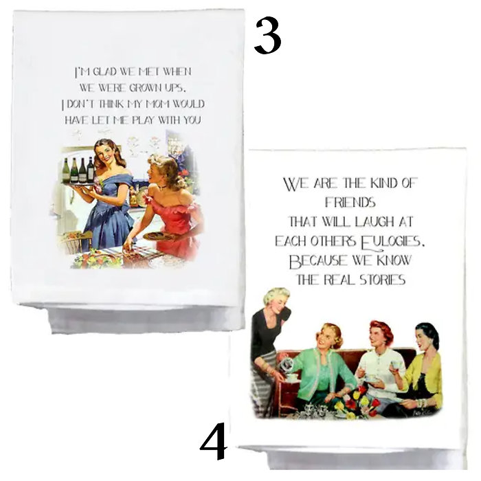 Pretty Witty Tea Towels